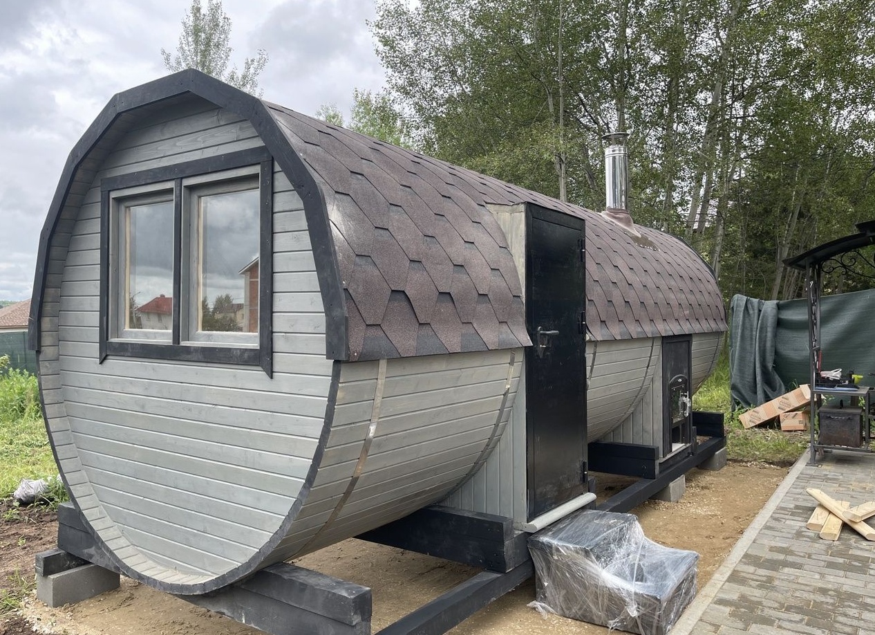 Насколько пожаробезопасна баня бочка (квадро)?