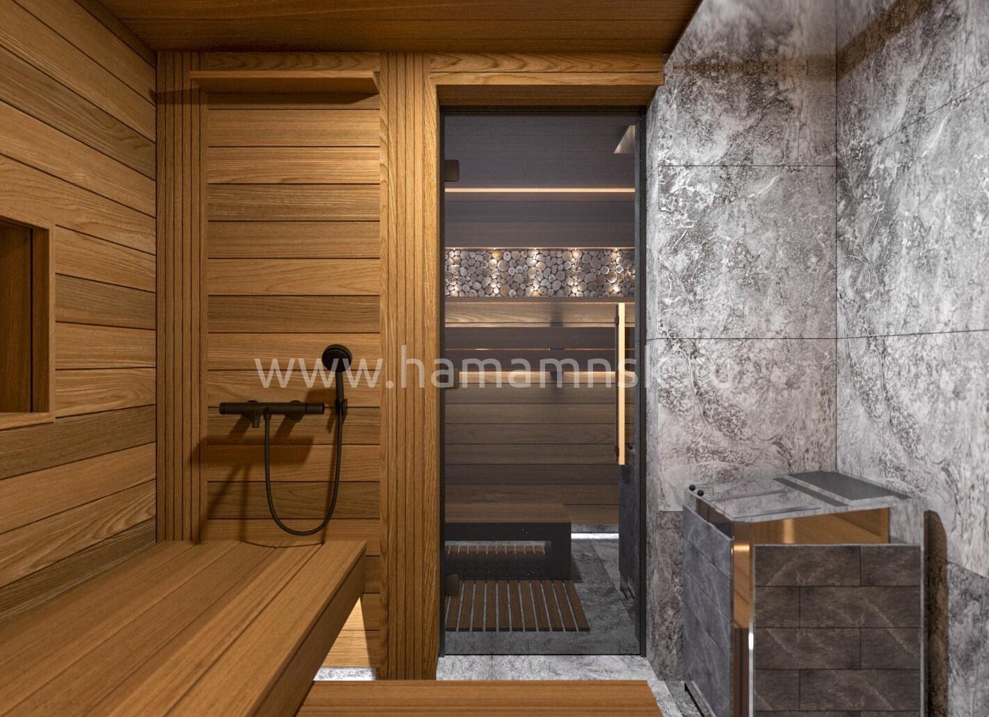 Русская парная: концепция дизайна